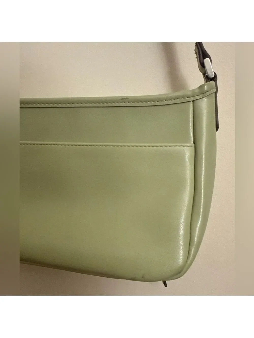 Vintage Liz Claiborne Villager Sage Green Y2K Shoulder Bag